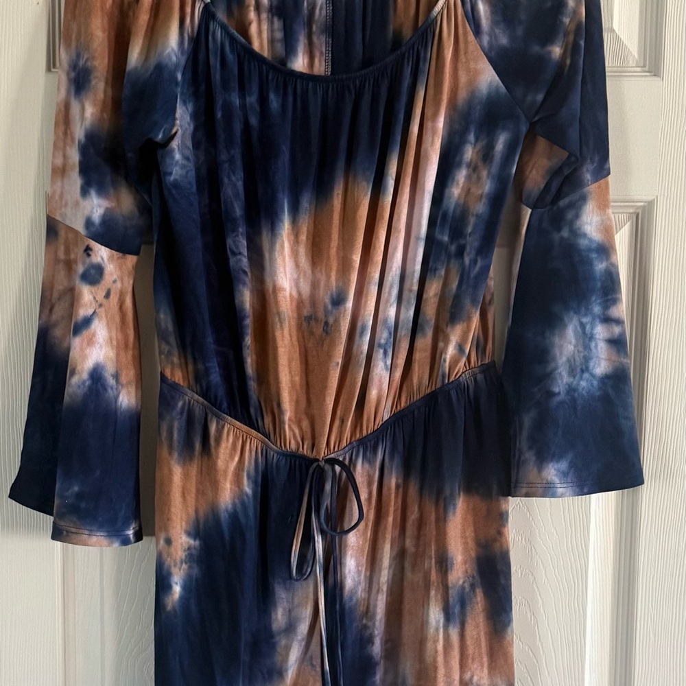 143 Story Tie-Dye Long Sleeve Romper